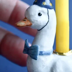 Goose Ceramic Cake Topper by Camp Hollow