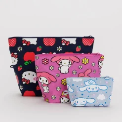 Go Pouch Set in Hello Kitty and Friends by Baggu