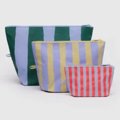 Go Pouch Set in Painted Stripe by Baggu