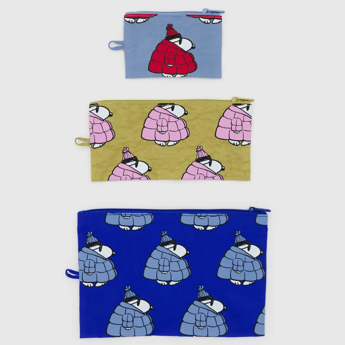 Go Pouch Set in Puffer Snoopy by Baggu