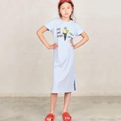 Gorilla Kids Dress in Soft Blue by The Animals Observatory