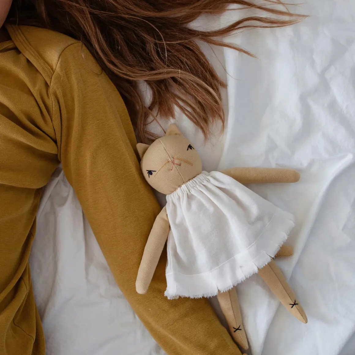 Gracie Little Cat in Straw by Polka Dot Club