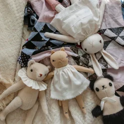 Gracie Little Cat in Straw by Polka Dot Club