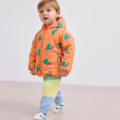 Green Colour Block Baby Sweatpants by Bobo Choses
