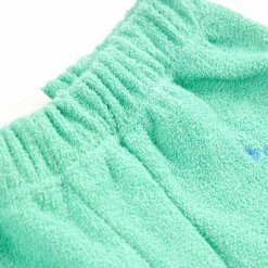 Green Colour Block Baby Sweatpants by Bobo Choses