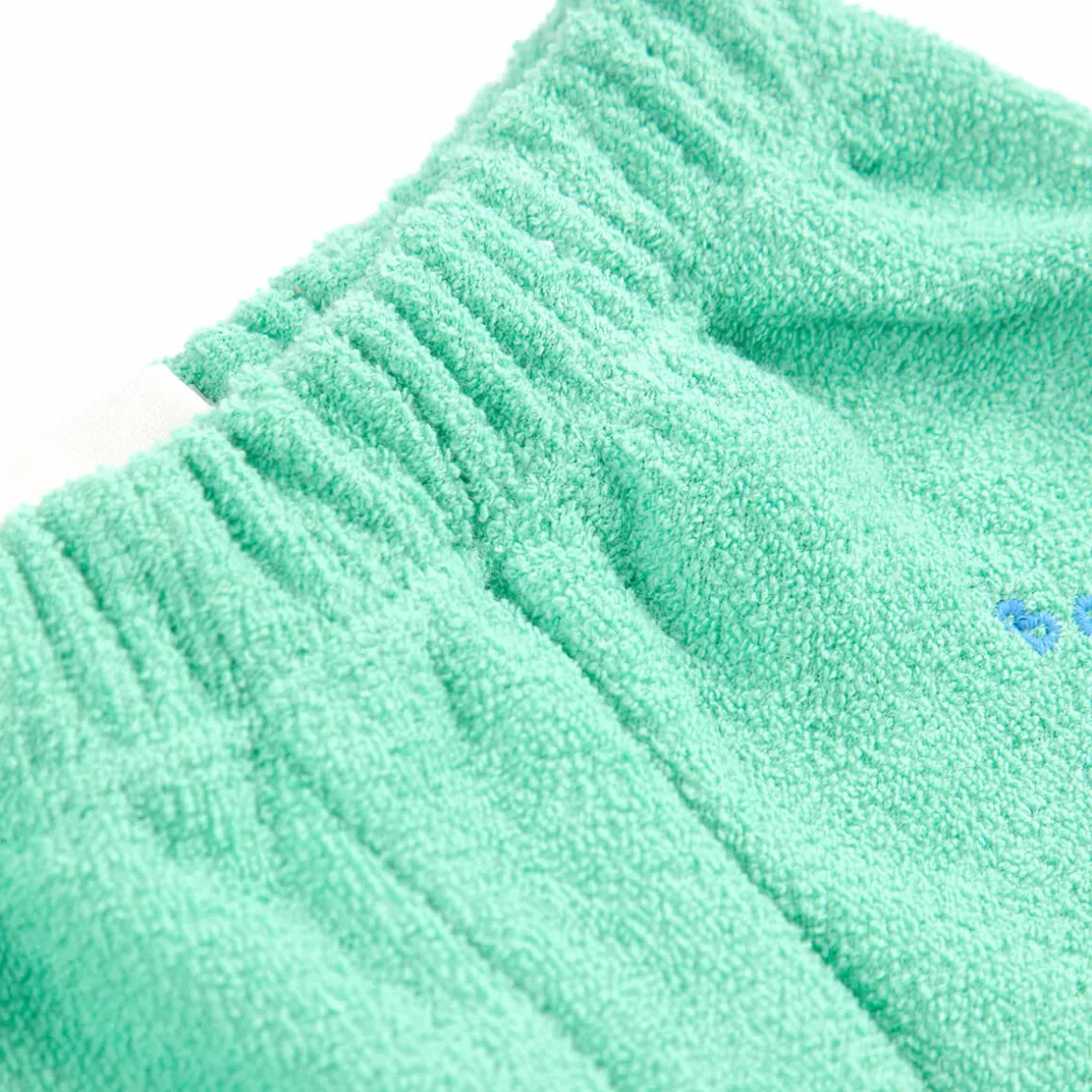 Green Colour Block Baby Sweatpants by Bobo Choses