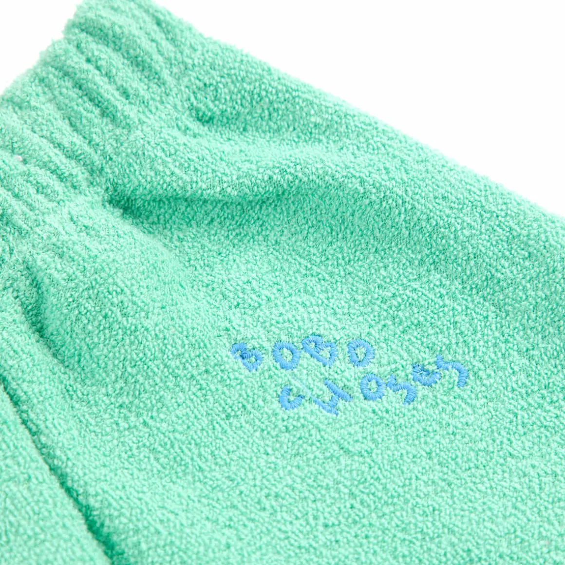 Green Colour Block Baby Sweatpants by Bobo Choses