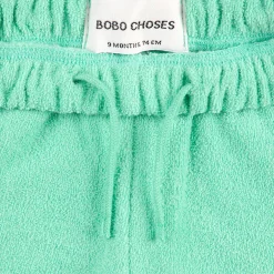 Green Colour Block Baby Sweatpants by Bobo Choses
