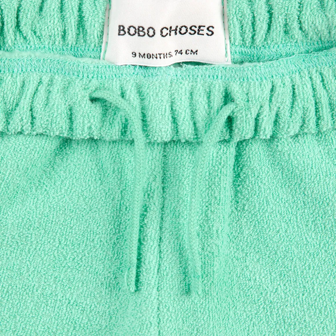 Green Colour Block Baby Sweatpants by Bobo Choses