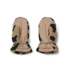 Grethe Pile Gloves in Mega Leo / Oat Mix by Liewood