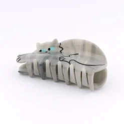 Grey Cat Hair Claw by Coucou Suzette
