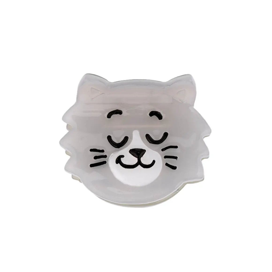 Grey Cat Mini Hair Claw by Coucou Suzette