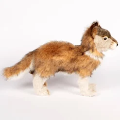 Grey Wolf Cub Standing (44cm) by Hansa