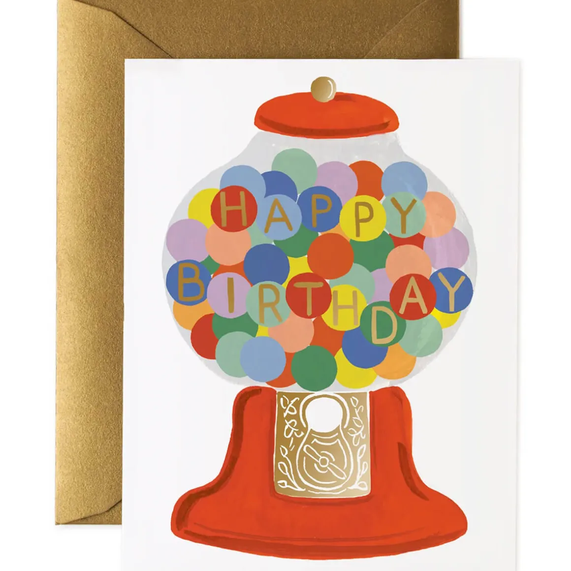 Gumball Birthday Greetings Card By Rifle Paper Co.