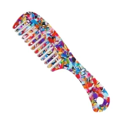 Hair Comb With Handle (19cm) in Various Colours by Hello Sakura