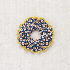 Hair Scrunchie in Moonlight Flower Dot by Misha & Puff