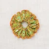Hair Scrunchie in Sprig Trellis by Misha & Puff