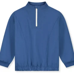 Half Zip Sweatshirt in Blue Moon by Gray Label