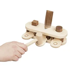 Hammer Bench in Natural Wood by Goki Nature