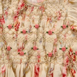 Handsmock Blouse in Antoinette Print by Bonjour