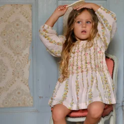 Handsmock Blouse in Farandole Flowers by Bonjour