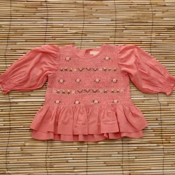 Handsmock Blouse in Grenadine by Bonjour