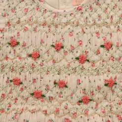 Handsmock Blouse in Rosa Bloom Print by Bonjour