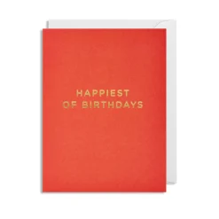 Happiest Of Birthdays Mini Greetings Card by Cherished for Lagom Design