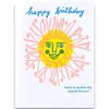 Happy Birthday Another Trip Around The Sun Greetings Card by Egg Press for 1973