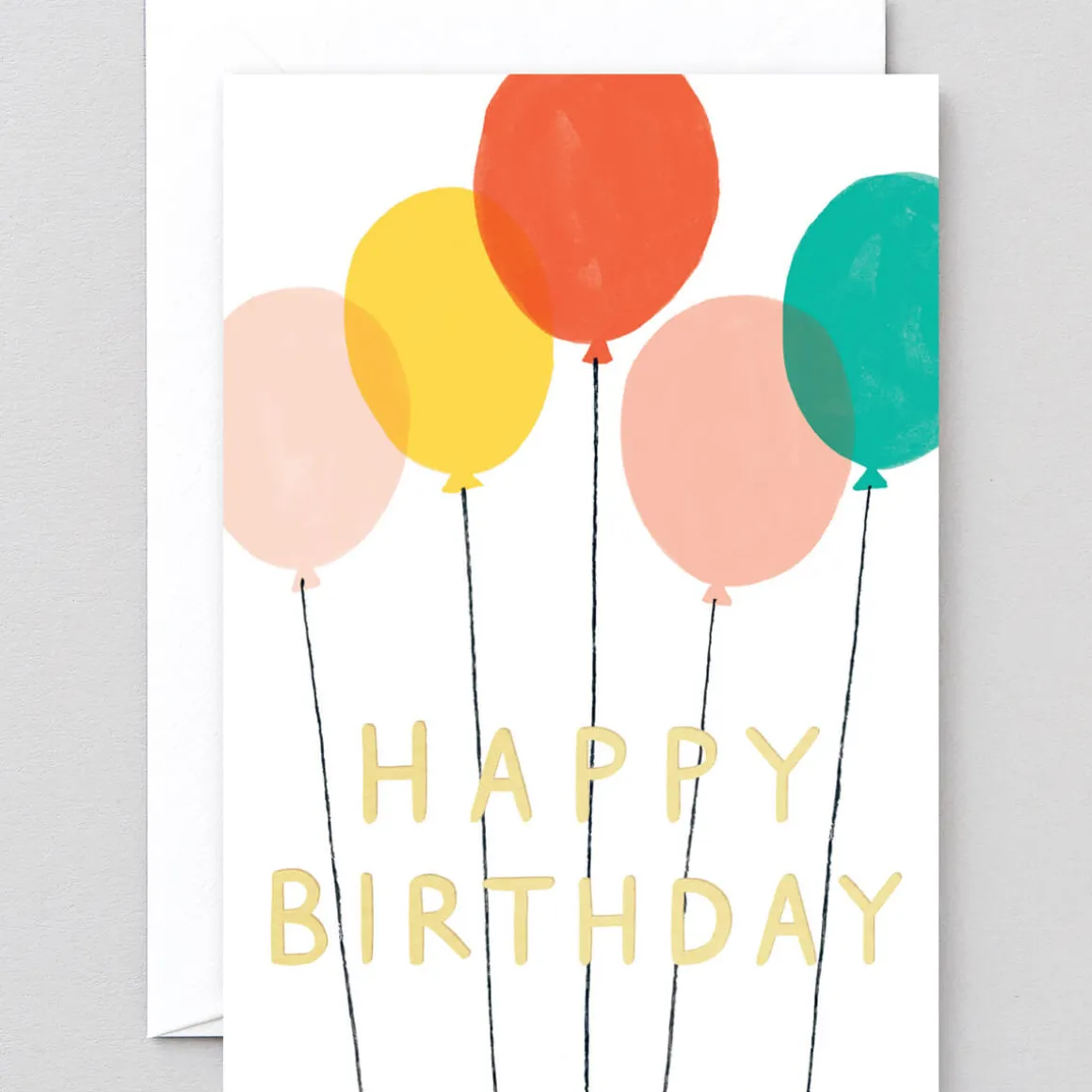 Happy Birthday Balloons by Charlotte Trounce for Wrap
