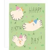 Happy Birthday Bird Party Greetings Card by Odile Ferraille for Wrap