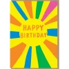 Happy Birthday Colourful Sun Greetings Card by Dominic Early for Earlybird Designs