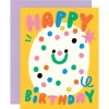Happy Birthday Confetti Greetings Card by Susie Hammer for Wrap