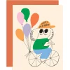 Happy Birthday Cool Dude Greetings Card by Odile Ferraille for Wrap