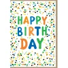 Happy Birthday Dots Greetings Card by Dominic Early for Earlybird Designs