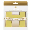 Happy Birthday Garland in Luxe Gold by Talking Tables