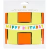 Happy Birthday Garland in Rainbow by Talking Tables