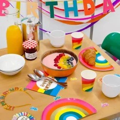 Happy Birthday Garland in Rainbow by Talking Tables