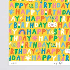 Happy Birthday Gift Wrap by Susie Hammer for Wrap
