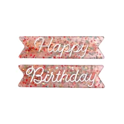 Happy Birthday Hair Clips by Eugenia Kids