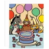 Happy Birthday Party Greetings Card by Alice Bowsher for Wrap