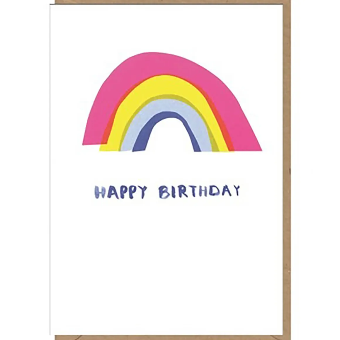 Happy Birthday Rainbow Greetings Card by Dominic Early for Earlybird Designs