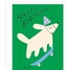 Happy Birthday Skateboard Greetings Card by Odile Ferraille for Wrap