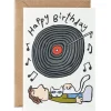 Happy Birthday Vinyl Embossed Greetings Card by Molly Fairhurst for Wrap
