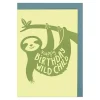 Happy Birthday Wild Child Greetings Card by Raspberry Blossom