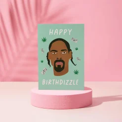 Happy Birthdizzle Snoop Greetings Card by Rumble Cards