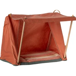 Happy Camper Tent in Orange (Striped Blanket) by Maileg