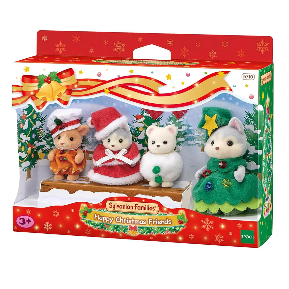 Happy Christmas Friends Playset by Sylvanian Families