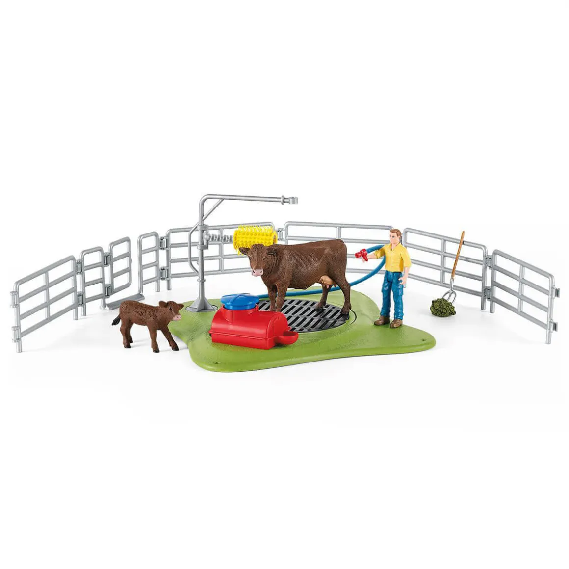 Happy Cow Wash Set by Schleich