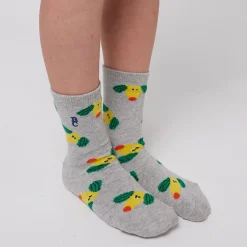 Happy Dog All Over Short Socks by Bobo Choses